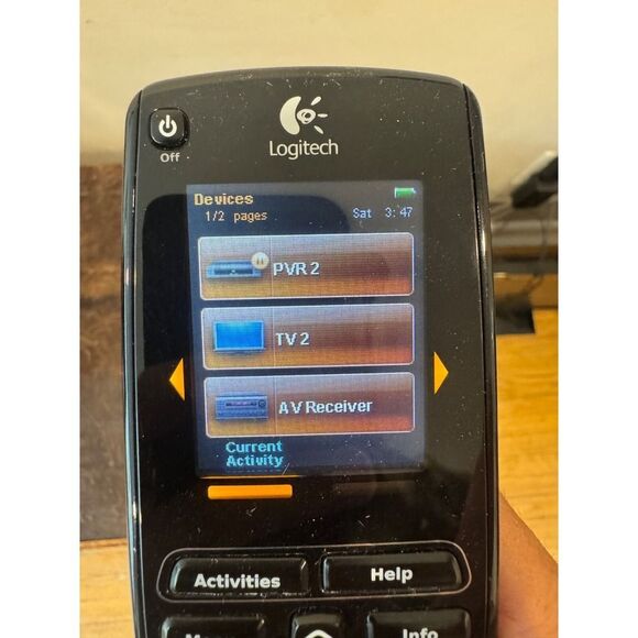 Logitech Harmony One L-LW20 universal remote 815-000038. Tested. W/ Dock. - Picture 6 of 8